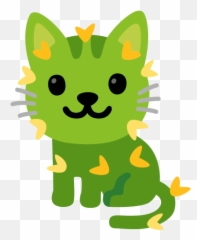Emojipedia On Twitter Combining With Any Emoji Using - Happy,She Sent Me A Blue Cat Emoticon