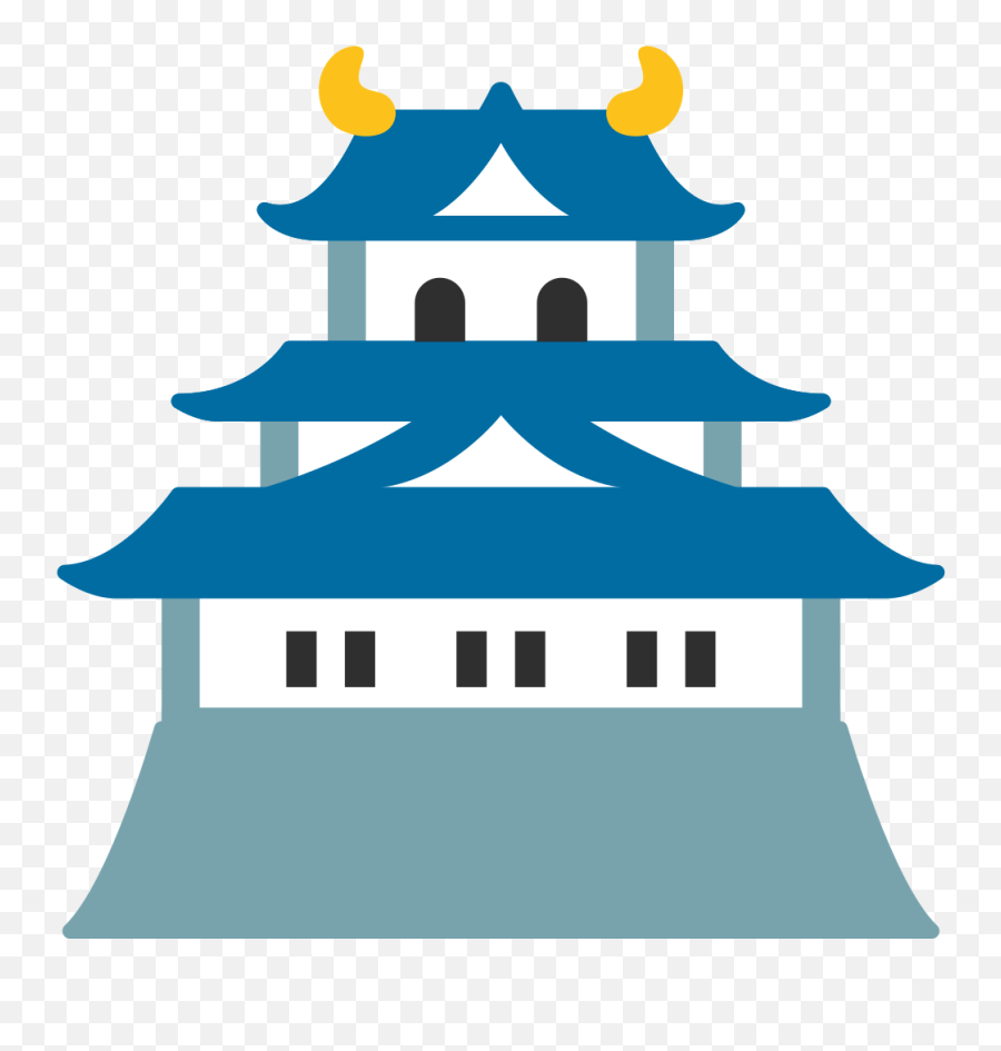 Japanese Castle Emoji - Japanese Castle Clipart,Japan Emoji