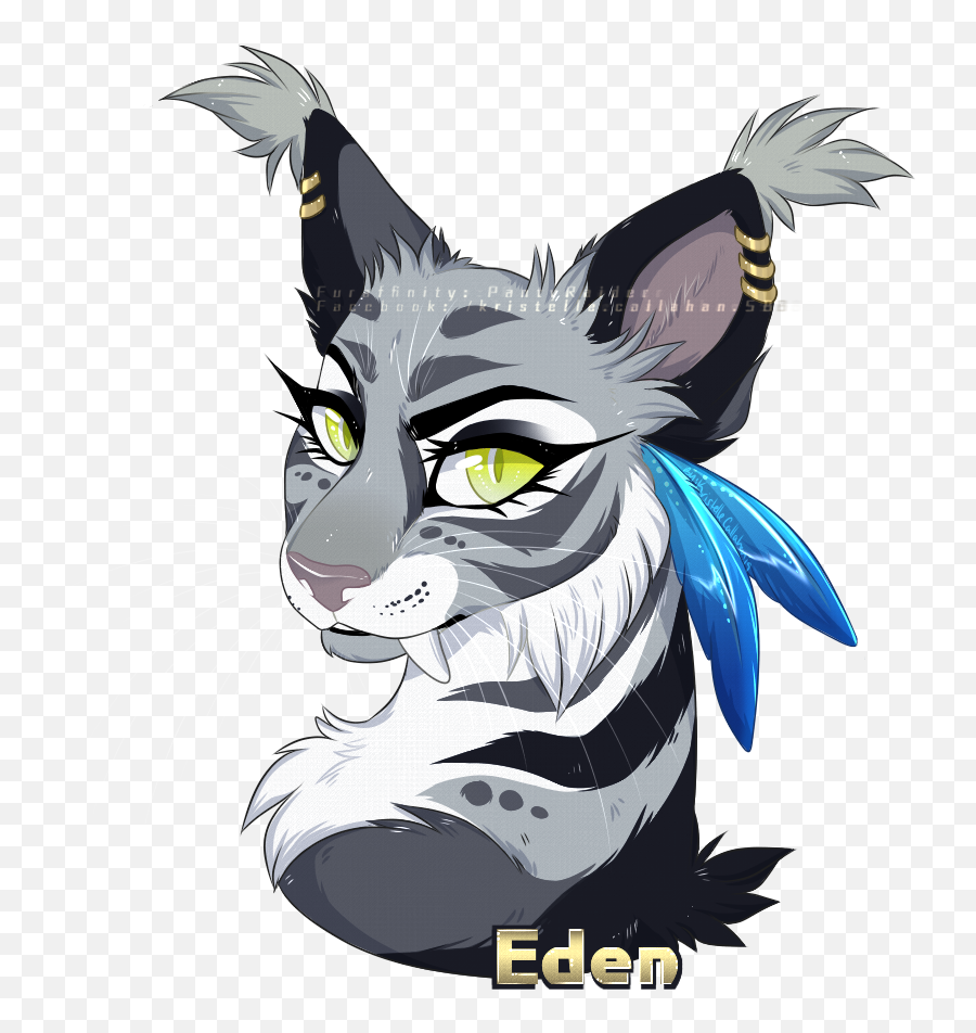 Eden The Saber Tooth Caracal - Caracal Cartoon Emoji,Facebook Sabertooth Tiger Emojis