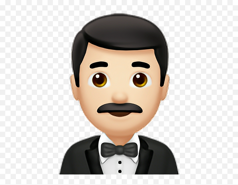 Man Tuxedo Emoji Emoticon Sticker - Man In Tuxedo Emoji,Male Emoji