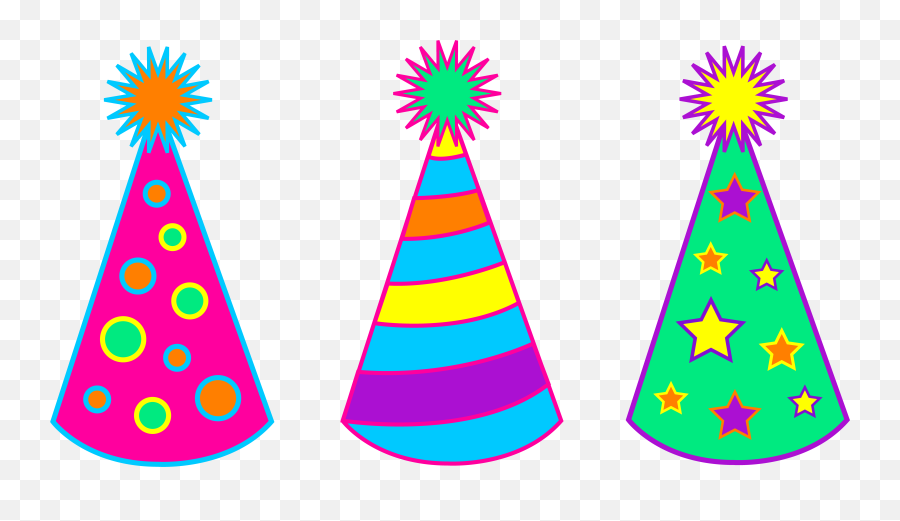 Birthday Party Hat Clip Art - Birthday Party Hat Clipart Emoji,Emoji Crafts For Birthday Party