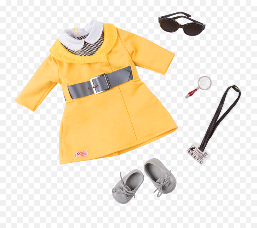 Retro Theme - Our Generation Dolls Our Generation Detective Outfit Emoji,Yellow Emoji Outfits