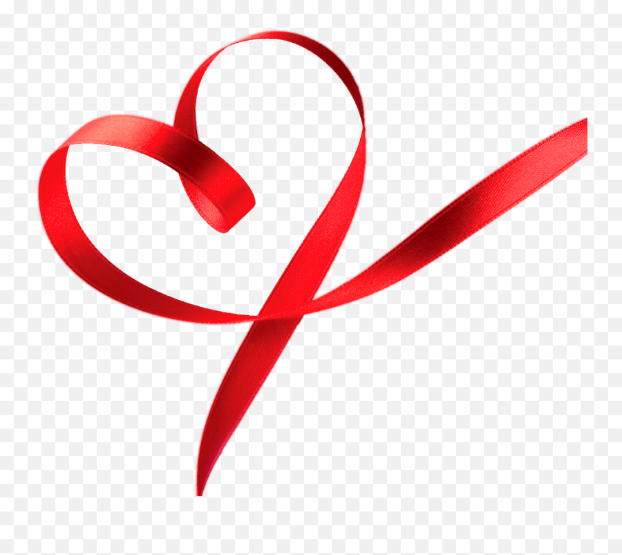 Heart In Ribbon Style Png Image - Red Ribbon Heart Png Emoji,Red Ribbon Emoji