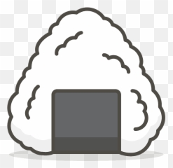 Rice Ball Emoji Clipart - Rice Ball Icon Png Download,Bouncing Balls Emoji