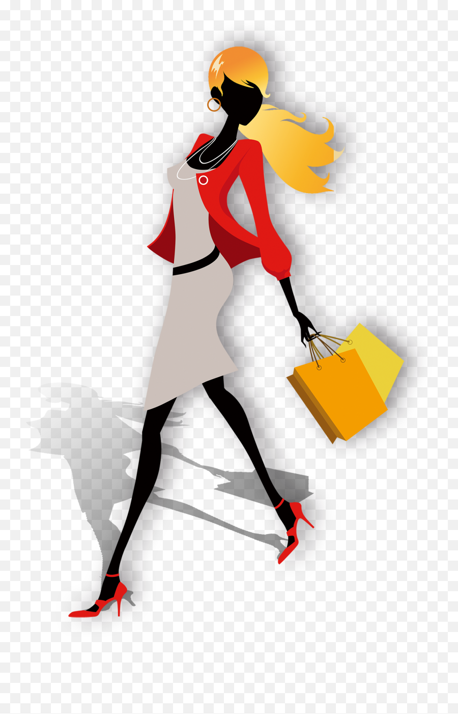 London Week Blog Clothing Shopping Woman Clipart - Full Size Emoji,Women Shopping Emoji