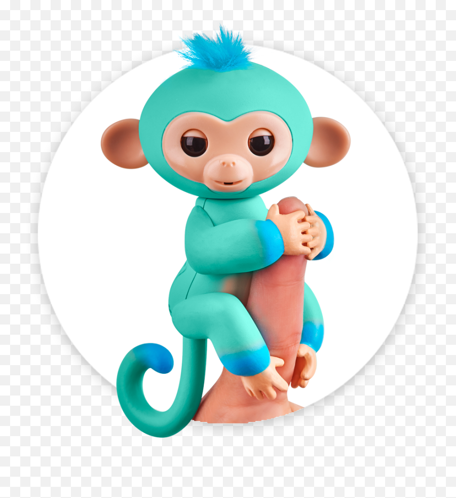 Fingerlings Monkey 2tone Ombre Eddie - Eddie Fingerling Monkey Emoji,Monkey Emoji Costume