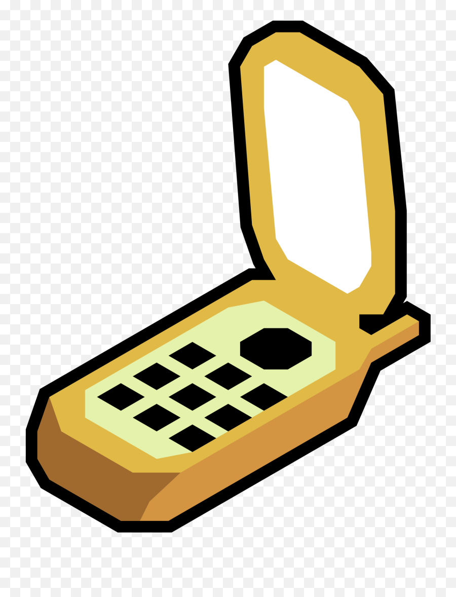 Clipart Telephone Emoji Clipart - Flip Phone Clip Art Png,Telephone Emoji