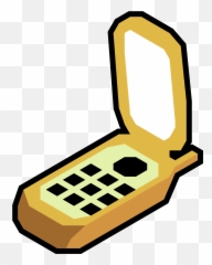 Clipart Telephone Emoji Clipart - Flip Phone Clip Art Png,Telephone Emoji