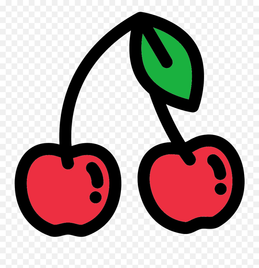 Red Green Cherries Cherry Sticker - Fresh Emoji,Emoji 3 Cherries