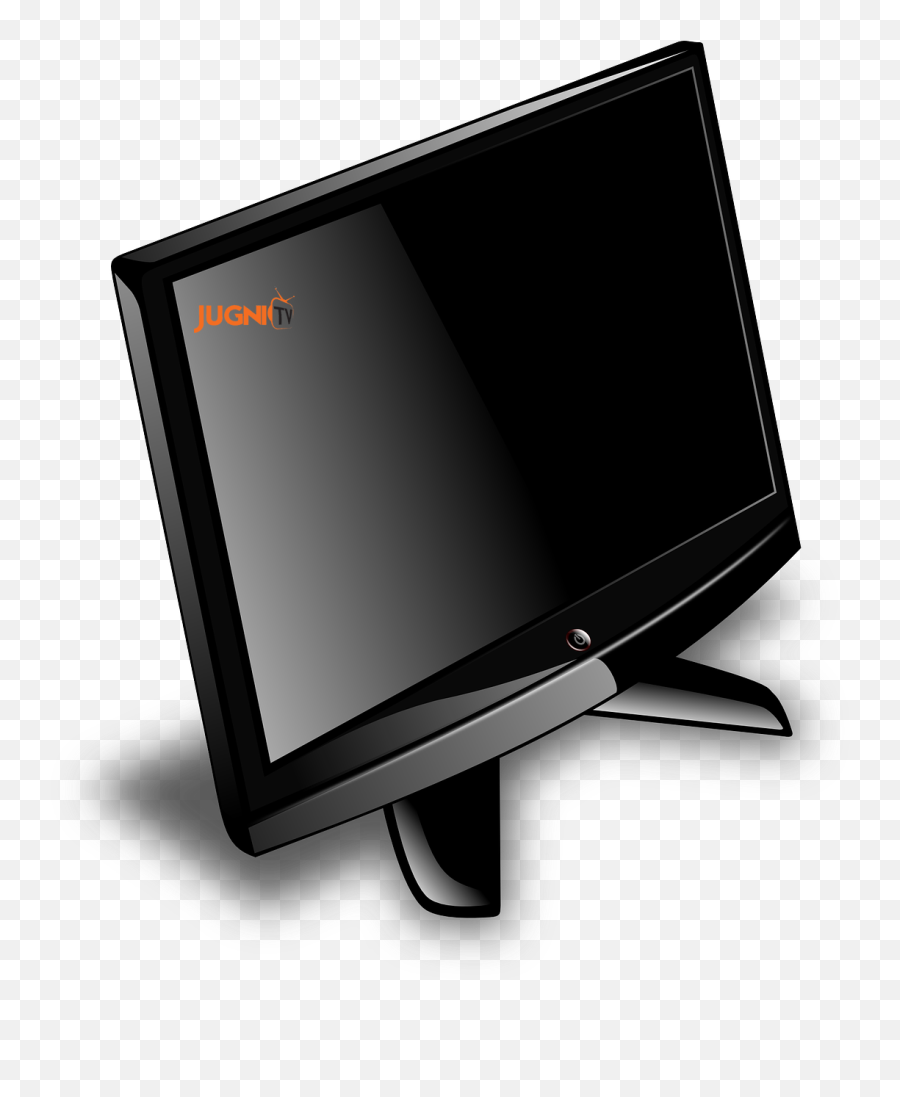 Tv Television Monitor Flatscreen Black Glossy - Example Television Example Emoji,Watching Tv Emoji