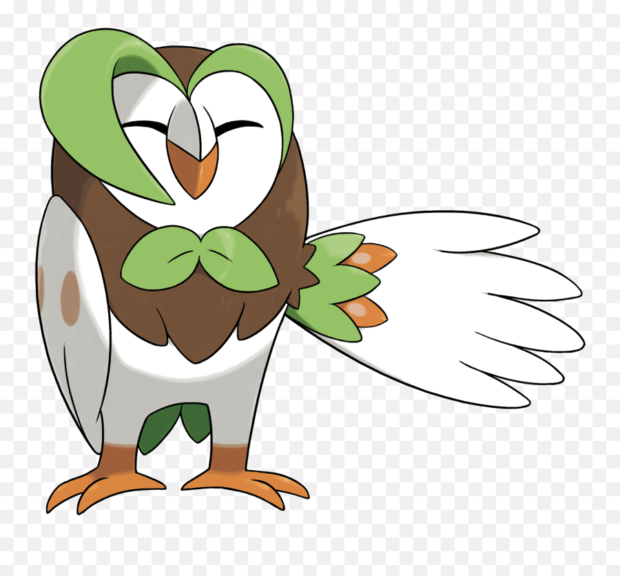 Dartrix Plush - Pokemon Rowlet Evolution Emoji,Rowlet Emoji