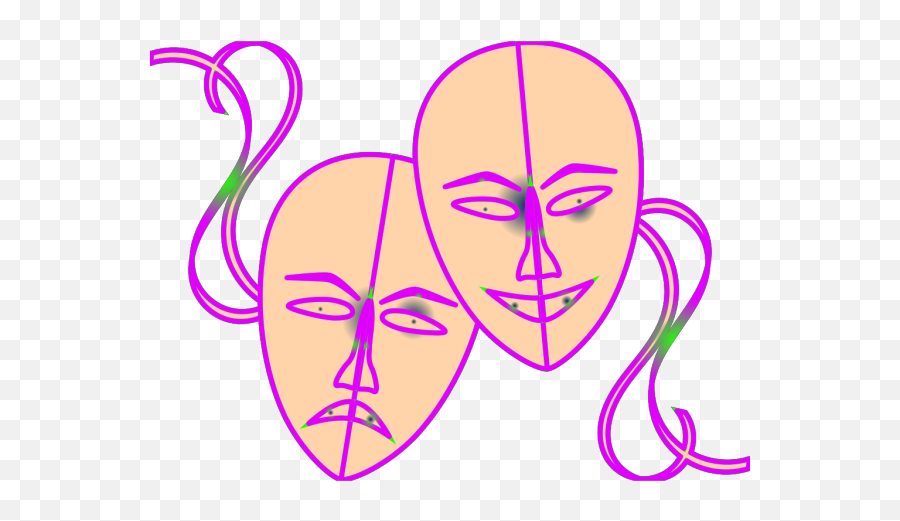 Theatre Masks Png Svg Clip Art For Web - Download Clip Art Clip Art Emoji,Theatre Mask Emoji