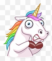 Icon Whatsapp Stickers - Stickers Cloud Sticker Telegram Unicorn Emoji,Unicorn Emoticons