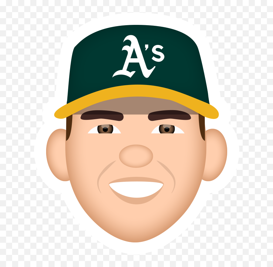 Healy Extends His Hit Streak - Oakland Emoji,Pitcher Emoji