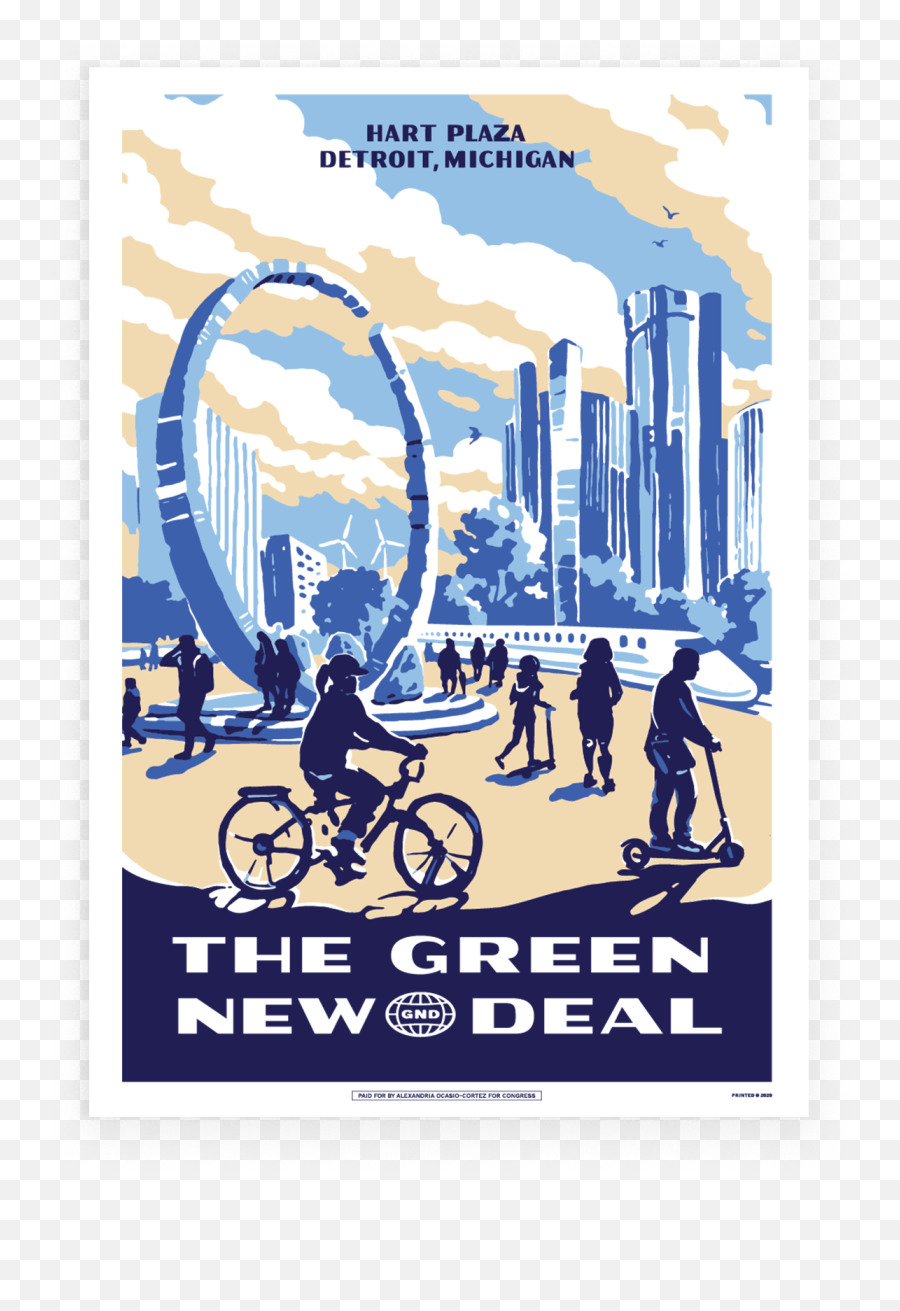 Success And Failure Aocu0027s Wpa - Style Gnd Posters A Poster Green New Deal Campaign Emoji,Swimming Running Biking Emoji Pop