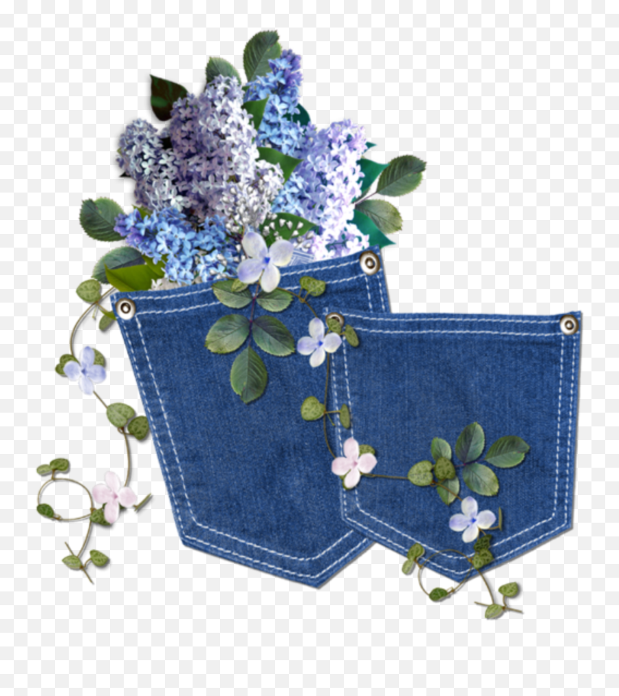 Japan Japanese Jeans Flower Hydrangea Sticker By R - Clip Art Emoji,Japanese Flower Emoji