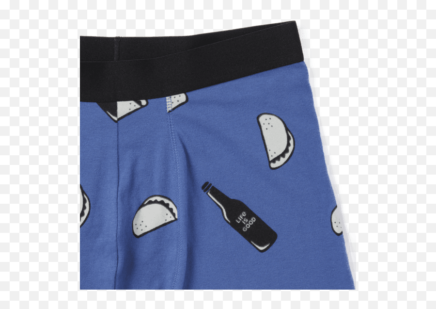 Simple Taco Lig Boxer Brief - Solid Emoji,Emoji The Iconic Brand Boxer Briefs