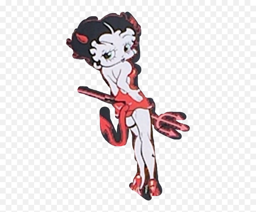 Bettyboop Satan Satanic Devil Sticker By Sad - Fictional Character Emoji,Betty Boop Emoji