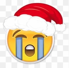 Merry Christmas Emojis Stickers For - Clear Background Transparent Cry Emoji,Merry Christmas Emojis