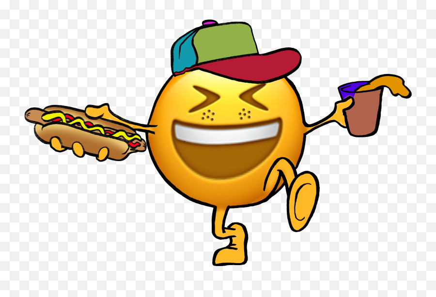 Dean Perry - Emoji Eating Hot Dog,Eating Emoji