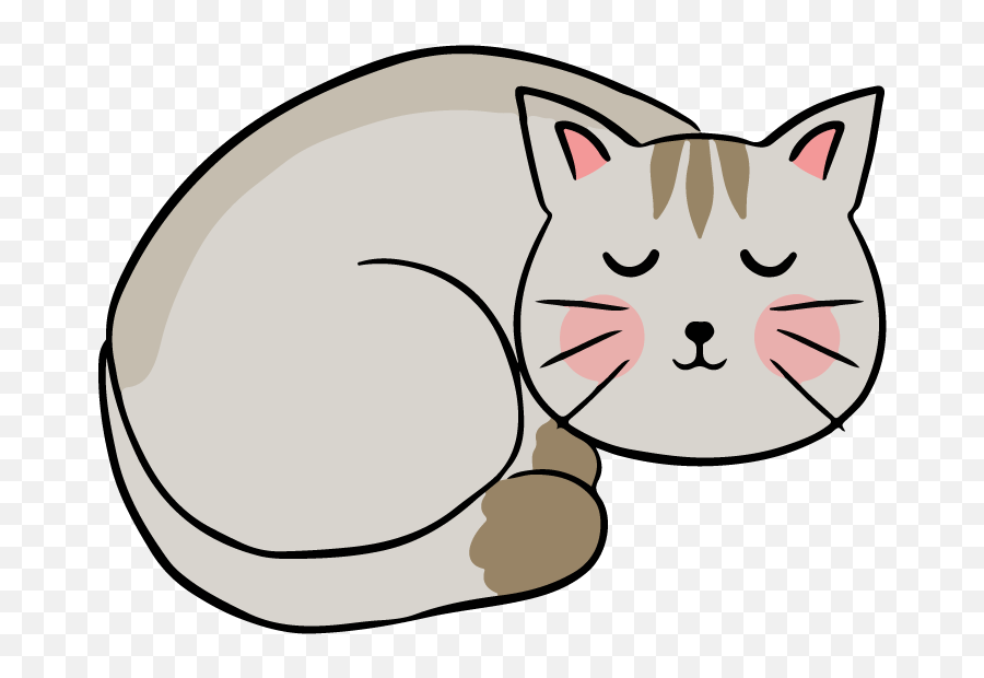 Cat Illustration Cute - Soft Emoji,Pusheen Cats Emotions