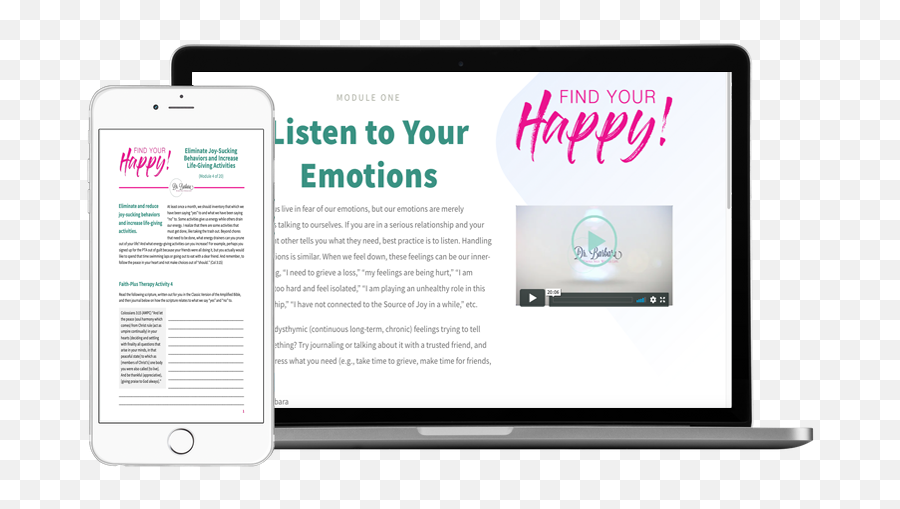 Find Your Happy Course - Smart Device Emoji,Waves Knocking Emotions