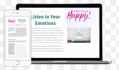 Find Your Happy Course - Smart Device Emoji,Waves Knocking Emotions