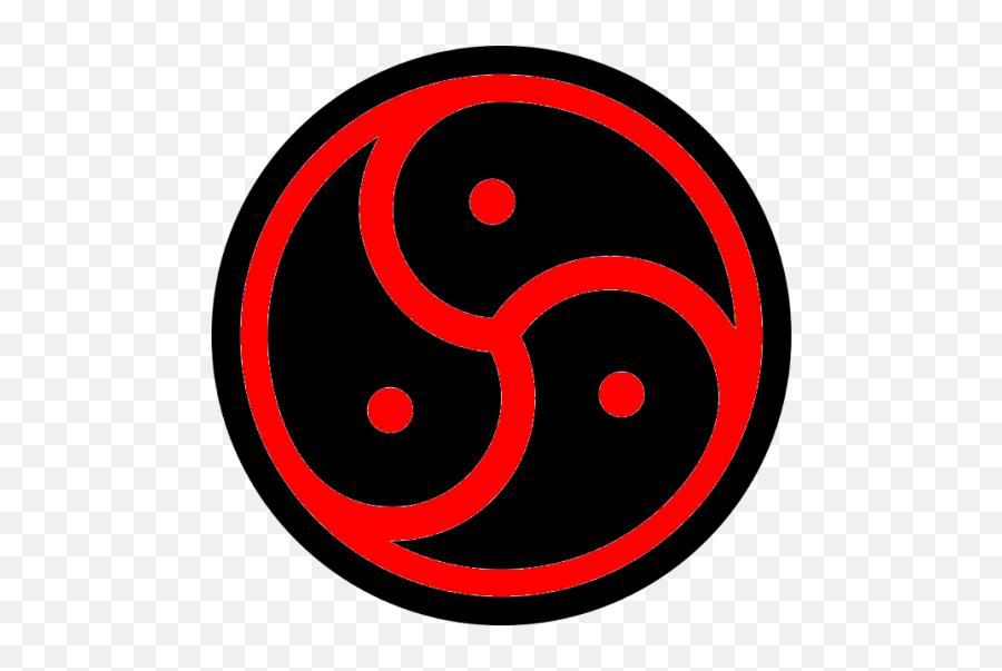 Triskelion Symbol Red - Triskele Tattoo Bdsm Emoji,Triskel Symbol Emoji