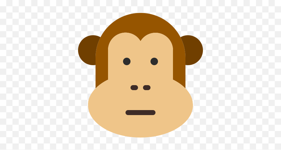 Scimmia Animale Libero Icona Di Animal - Zoo Icon Monkey Emoji,Scimmia Emoticon Facebook