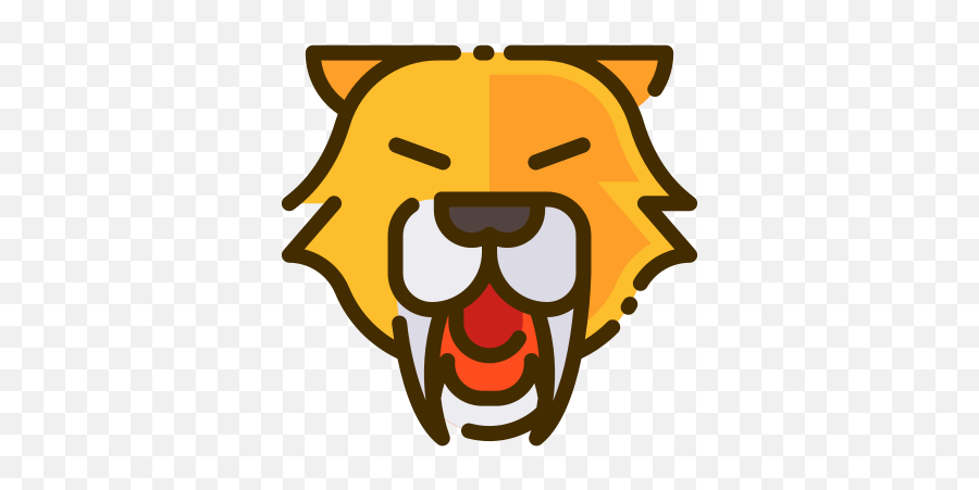 Saber Tooth - Dibujo De Un Diente De Sable Emoji,Facebook Sabertooth Tiger Emojis