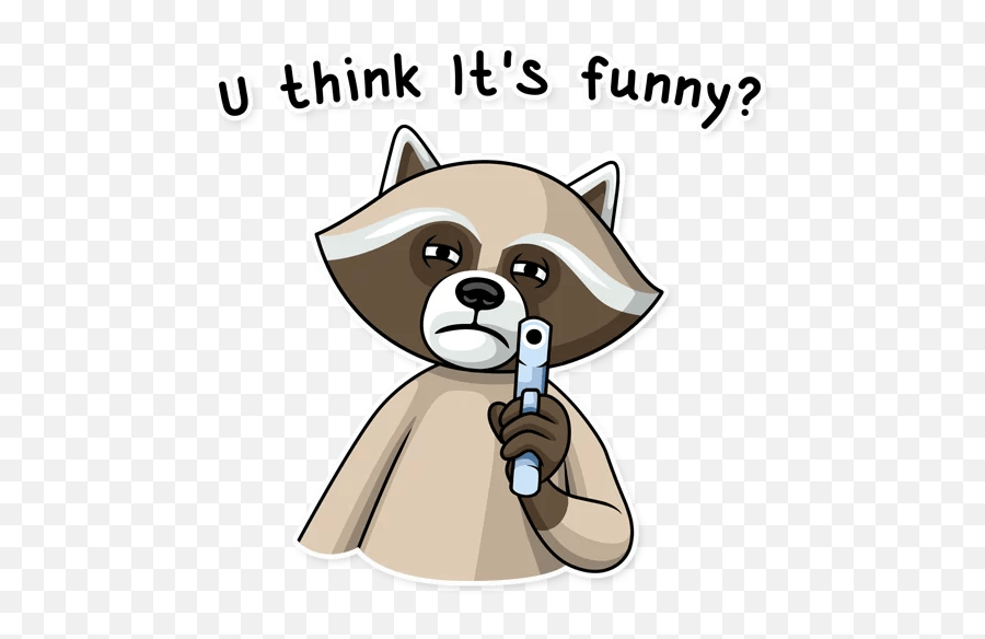 Criminal Raccoon Stickers - Fictional Character Emoji,Raccoon Emoji Icon