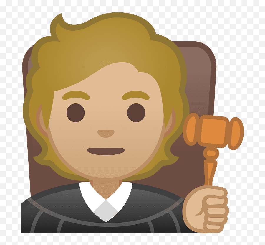 Judge Emoji Clipart - Happy,Justice Emoji