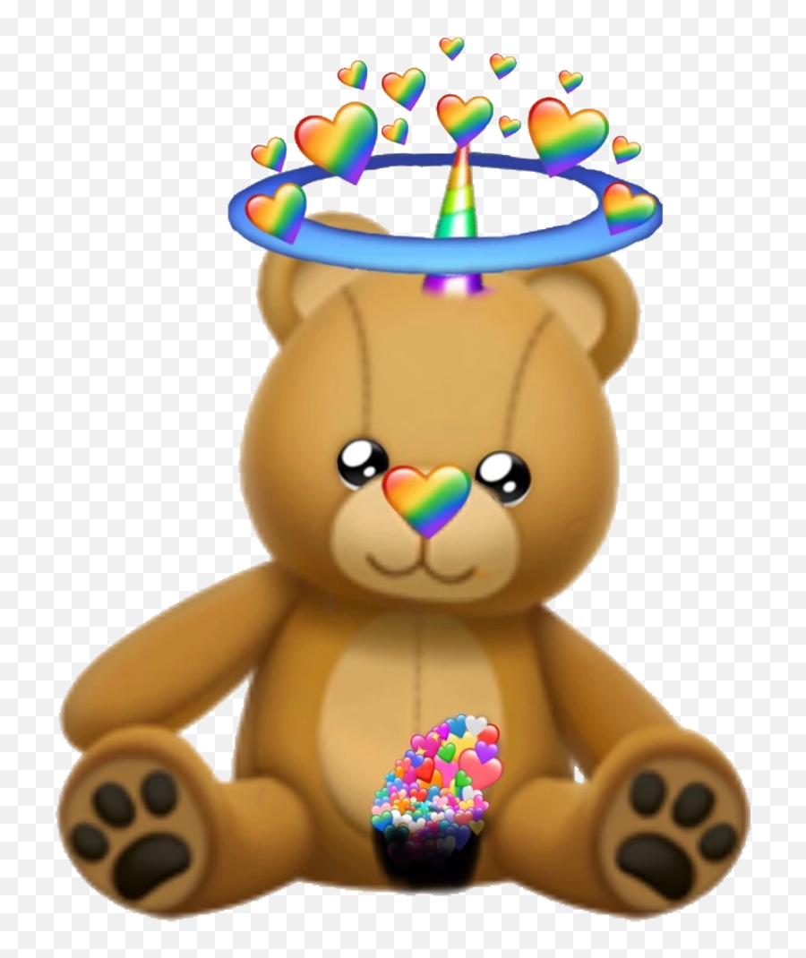 The Most Edited Bearemoji Picsart - Teddy Bear Emoji Png,Teddy Bear Hug Emoticon On Whatsapp