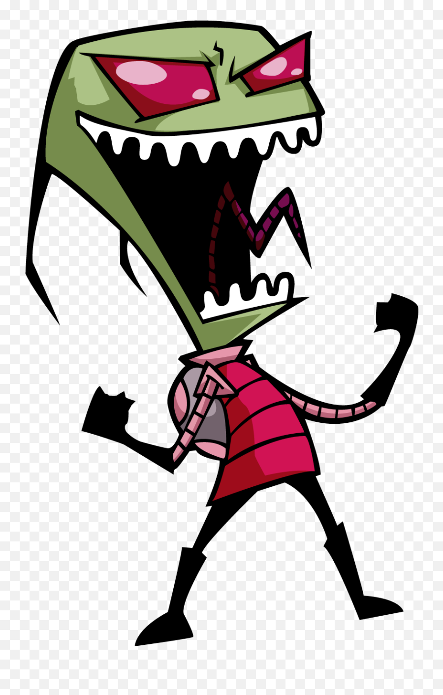 Zim Laughing Clipart - Zim Invader Zim Emoji,Miserable Emoji