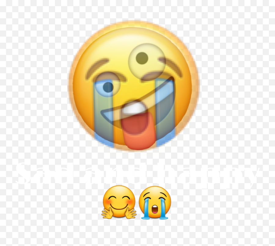 Sadandhappy Stickers Emoji,Awl Emoticon