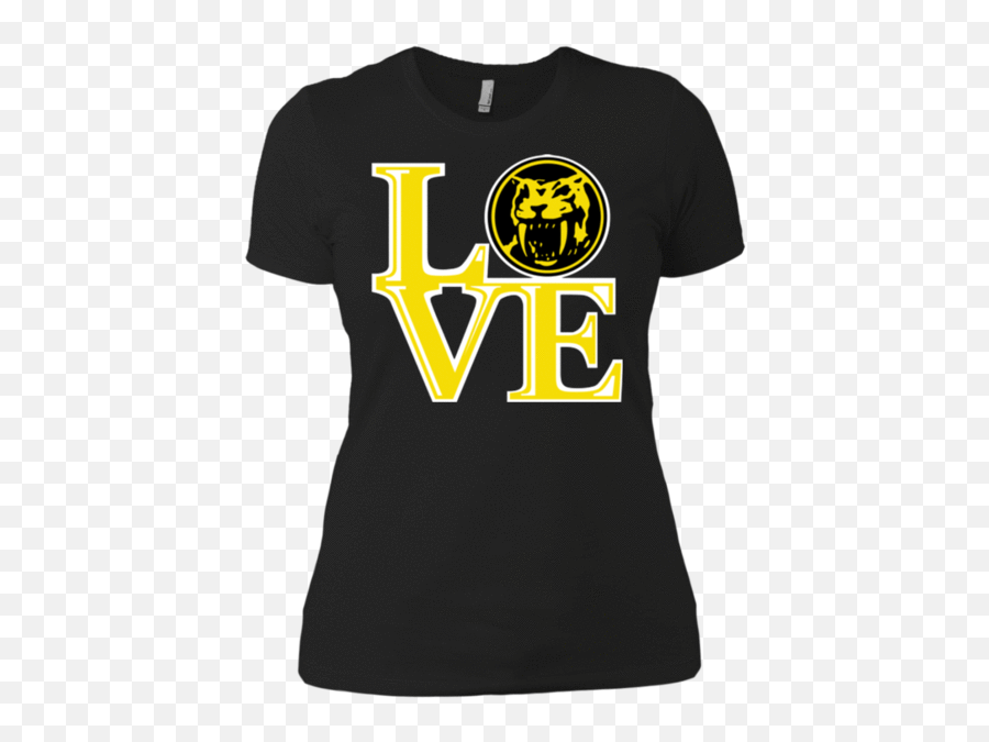 Yellow Ranger Love Womenu0027s Premium T - Shirt U2013 Pop Up Tee Emoji,Lone Ranger Emoticon