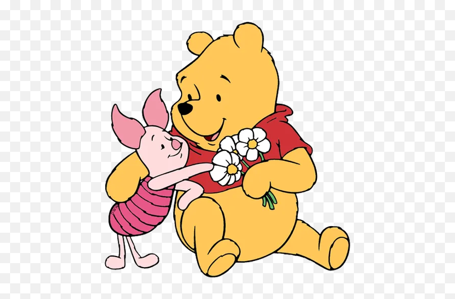 Ursinho Pooh E Piglet Sticker Pack - Stickers Cloud Emoji,How To Get Pooh Bear Emojis