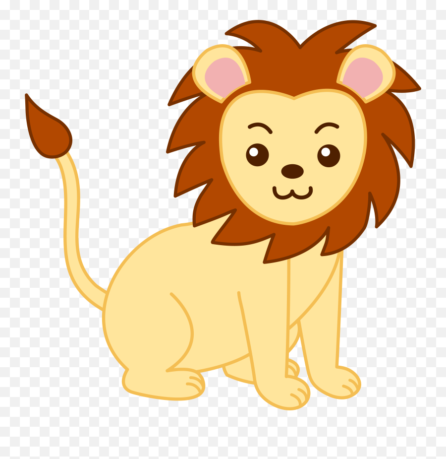 Baby Lion Clip Art Free Clipart Images - Clip Art Animals Emoji,Lion Emoji Png