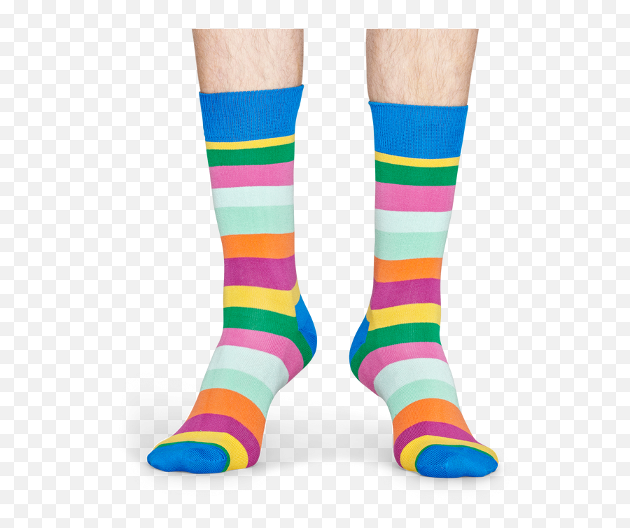 Otras Marcas De Ropa Happy Socks Calcetines Stripe Azul Ropa Emoji,Emoji De Cara Que No Importa