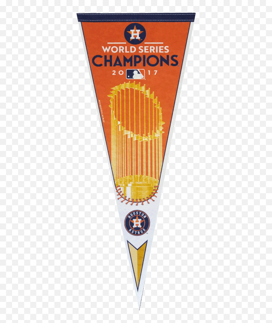 2017 Mlb World Series Champions Houston Astros Pennant 12 X 30 Rico Emoji,Houston Coog Emojis