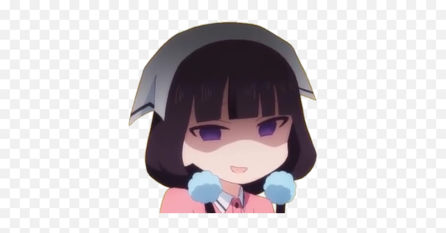 Anime Emoji Discord - Anime Wallpapers Smug Blend S Maika,Shrug Emoticon