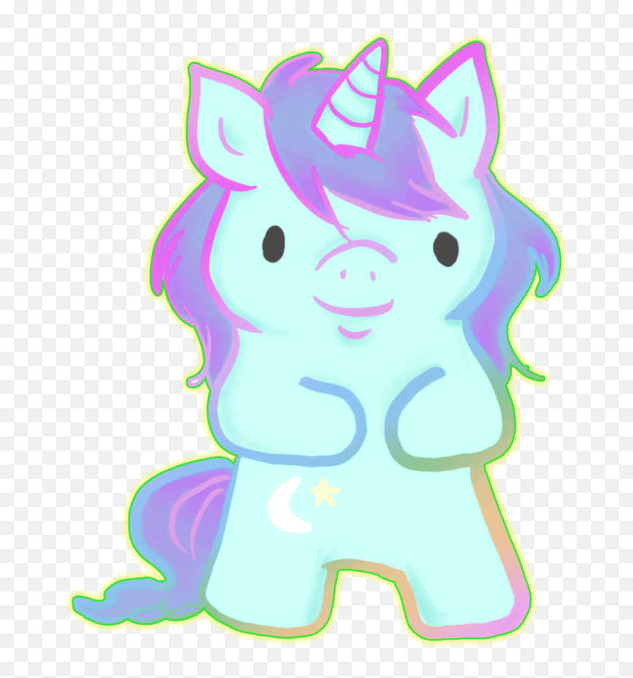 Cartoon Unicorn Png Emoji,How To Draw A Unicorn Emoji