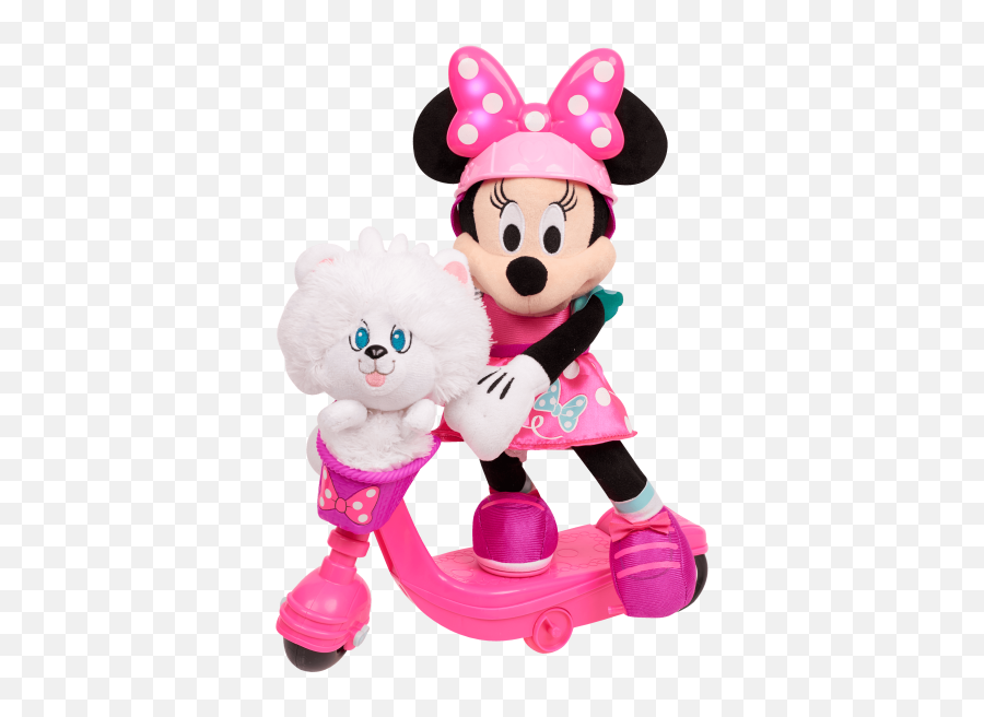 Disney Junior Minnie Helper Scooter 13 Inch Lights And Emoji,Emoticon Embarazado