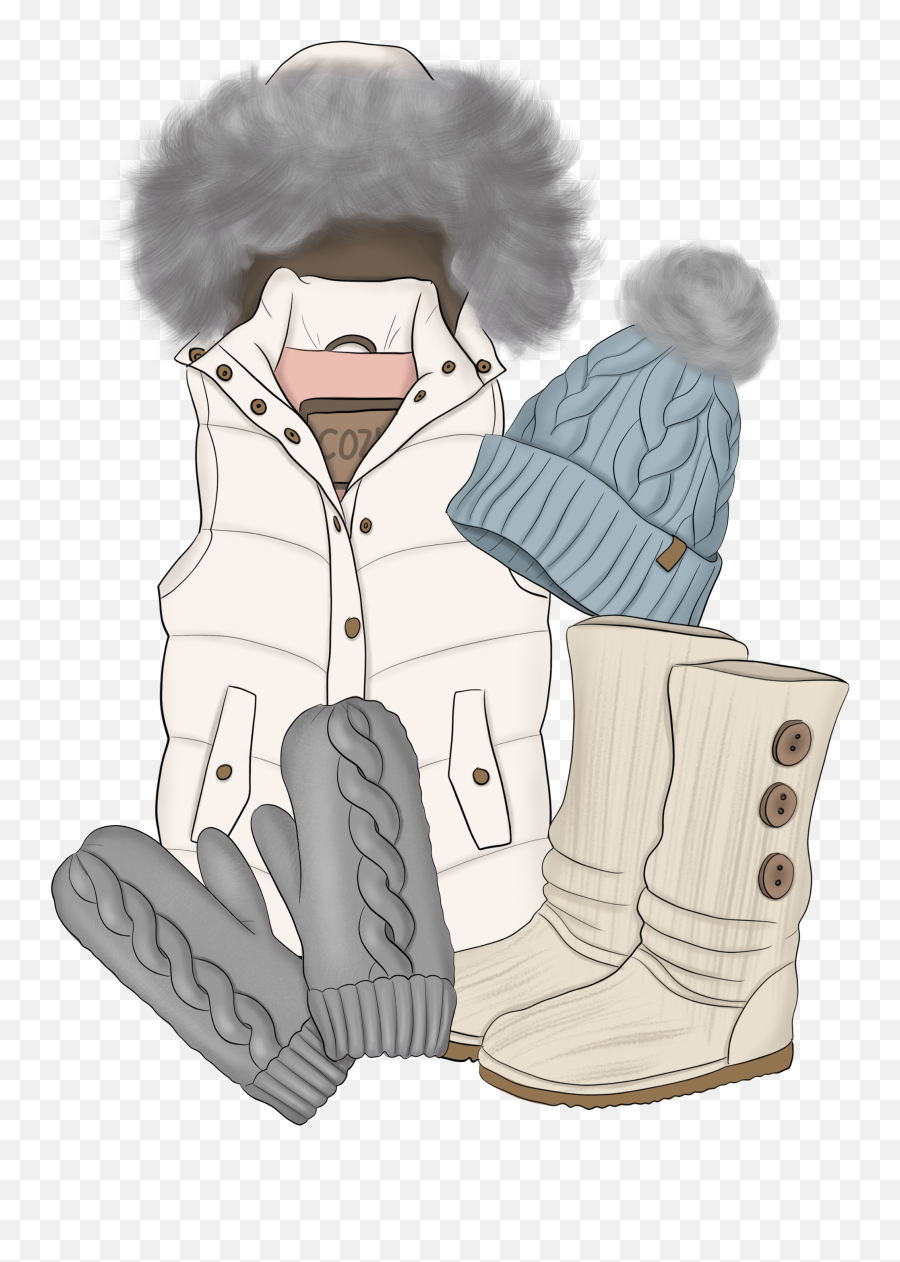 Winterwear Winterweatherart Sticker By Stacey4790 - Sketch Emoji,Emoji Hat And Gloves