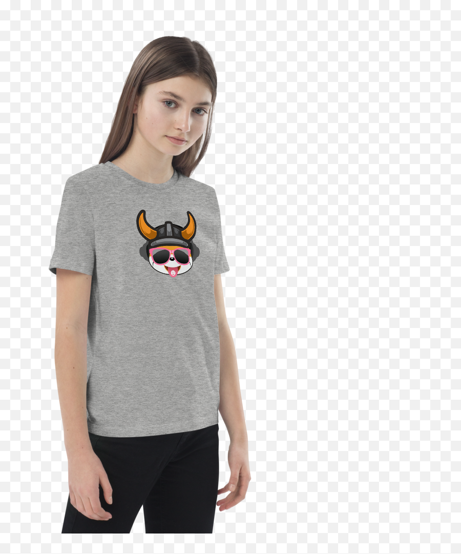 Organic Cotton Kids T - Shirt Floki Emoji Nfts 083 U2013 Floki,Disney Phone Sticker Emojicon
