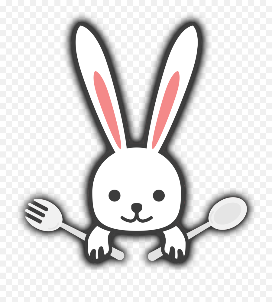 Rabbeatchon Food Hub Emoji,Black Rabbit Emoji