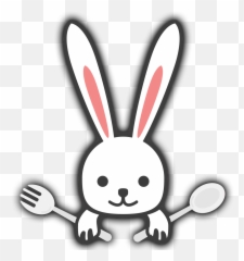 Rabbeatchon Food Hub Emoji,Black Rabbit Emoji