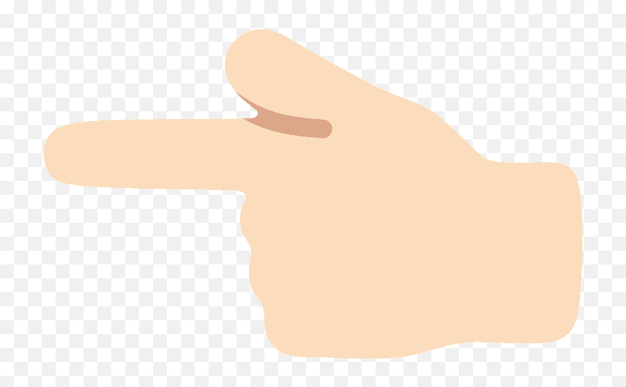 Backhand Index Pointing Left Emoji Clipart Free Download,Finger Emoji Discord
