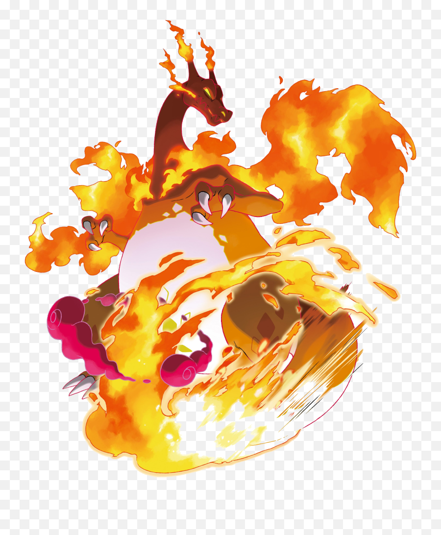 Gigantamax Charizard Blases Render - Gigantamax Godzilla Emoji,Charizard Emoji