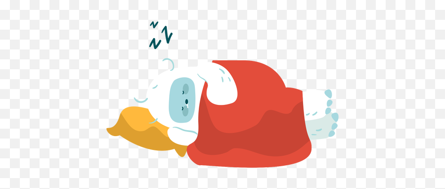 Cute Sleeping Yeti - Fictional Character Emoji,Sleeping Emoji Clipart